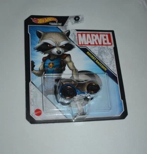 HOT WHEELS MARVEL - ROCKET RACCOON BROWN AND BLUE - Picture 1 of 6