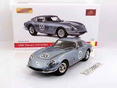 CMC 1:18 scale Ferrari 275 GTB/C, Spa Classic 2012/2013 #55 (M-212) /LE1000pcs - Image 1 of 4