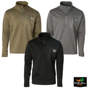 NEW BANDED GEAR 1/4 QUARTER ZIP MID LAYER FLEECE PULLOVER - SOLID - B1010031 -  - Picture 1 of 7
