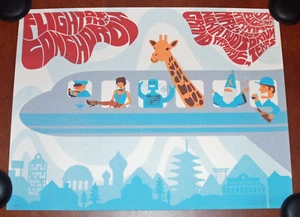 Mike Davis Flight Of The Conchords Grand Prairie TX 2009 Art Print Poster S# 350 - Picture 1 of 7