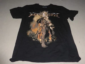 MEGADETH THRASH METAL SICK THE DYING THE DEAD CONCERT SHIRT SIZE MEDIUM BLACK    - Imagen 1 de 5