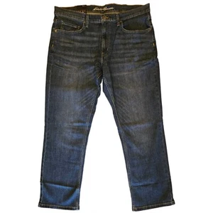 Eddie Bauer Men’s Stretch Denim Jeans Classic Straight Blue NWT - Picture 1 of 7