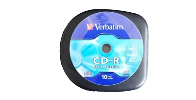 ✅Verbatim CD-R Extra Protection 700 MB 52x Speed Disk Rohling 10er  TCM Case ✅ - Bild 1 von 4