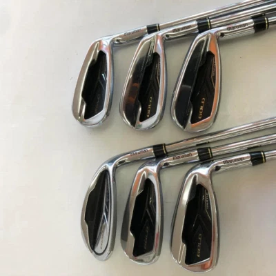 2019 MARUMAN MAJESTY SHUTTLE GOLD 7-AW6pc ZELOS8 S-flex Iron Set Golf Club R377 - Image 1 of 4