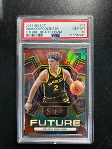 2023/24 Panini Select Brandin Podziemski Future Tie Dye #11 8/25 - Picture 1 of 2