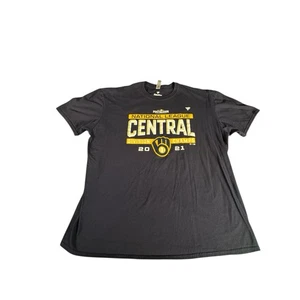 Camicia Fanatics Milwaukee Brewers NL Central Champs 2021 2XL blu navy cotone - Foto 1 di 8