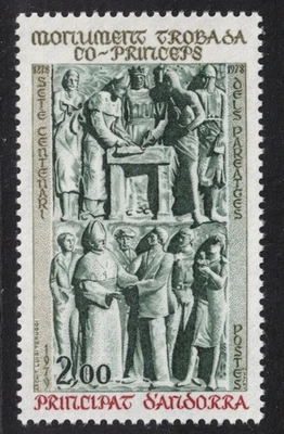 ANDORRA-FRANCÉS Scott 273 Como Nuevo (1979) Foto 1 de 2