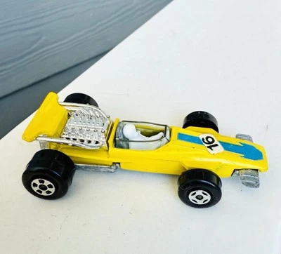 Matchbox 1970 Lesney 1-75 No 34 Formula 1 Racing Car Yellow #16 Superfast Toy - Image 1 of 4