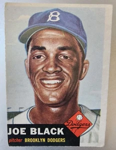 1953 Topps #81 Joe Black Brooklyn Dodgers  VG - Picture 1 of 2