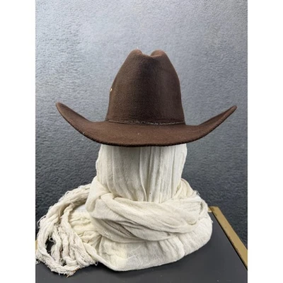 Sombrero de Vaquero Western Express Fieltro Marrón Para Hombre Talla 6 5/8 Hecho en México Foto 1 de 4