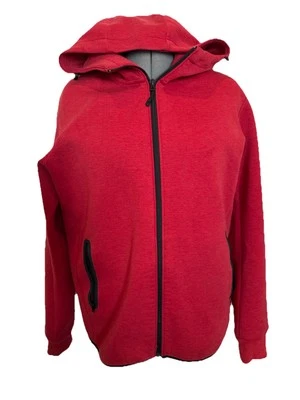 Sudadera con capucha Uniqlo roja con cremallera completa - naranja para hombre talla L de EE. UU. Foto 1 de 4