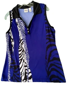 Chico's Zenergy Golf Tank Gr. 1 Mehrfarbig Ärmellos Golf Tank Top Polo Sommer - Bild 1 von 5