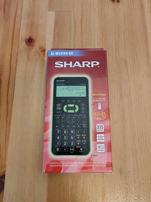 SHARP EL-W531 XH-GR Taschenrechner Schulrechner WriteView großes Display TOP!! - Bild 1 von 4