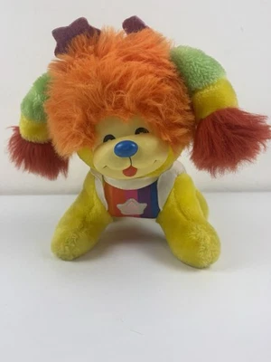 Rainbow Brite Puppy Bright Dog Soft Toy Plush Vintage 1983 Rainbow READ Has Wear - Image 1 of 4