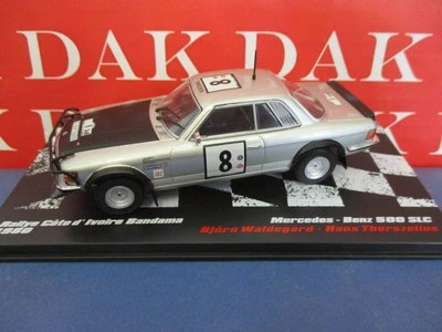 Die cast 1/43 Modellino Auto Mercedes 500 SLC Rally Bandama 1980 B. Waldegard - Immagine 1 di 4