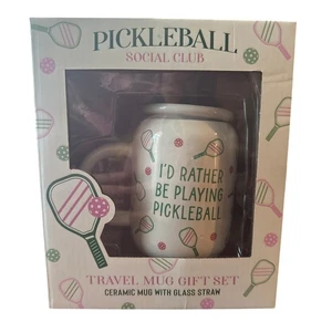 Set regalo tazza da viaggio Sunday Morning ceramica Pickleball Social Club - Foto 1 di 3