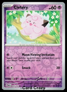 Clefairy 035/165 Reverse Holo SV: Scarlet & Violet 151 Pokemon Card [Near Mint] - Picture 1 of 1