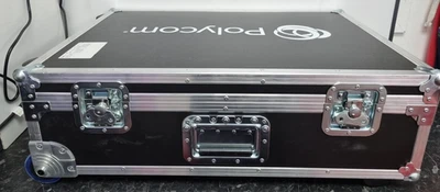 Flight Case Trolley Transport Telescopic Grab Travel Wheeled - Polycom - Image 1 of 4