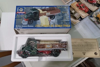 First Gear NAPA 1925 Mack AC Stake Truck 75th anniv diecast truck MIB w/COA - Image 1 of 3