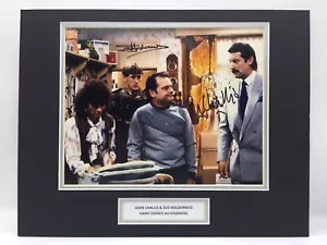 RARE John Challis Sue Holderness Only Fools Signed Photo Display + COA BOYCIE - Picture 1 of 4