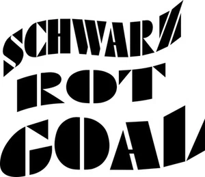 A4 Stencil Laser Schablone Fußball Schwarz Rot Goal - Bild 1 von 1