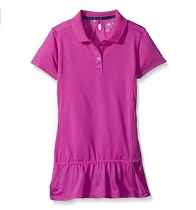 Adidas Girls Climalite Short Sleeve Polo Shirt Size M - Picture 1 of 2