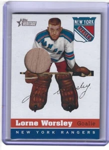 GUMP LORNE WORSLEY 2001 TOPPS HERITAGE GAME USED STICK CARD -RANGERS!! - Picture 1 of 2