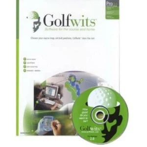 Golfwits 2 Pro PALM OS CD golf course maps document scorecard improve statistics - Picture 1 of 1
