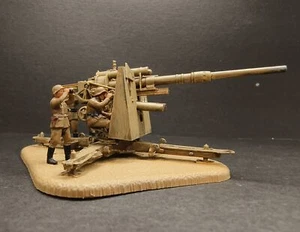 Hand Made 1/72 WWII German 88mm Gun North Africa Theater Painted Model - Picture 1 of 4