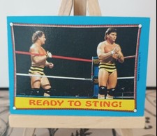 Topps 1987 WWF Trading Card - #62 Ready To Sting! (The Killer Bees)