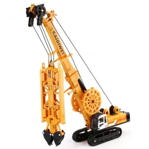 1:64 Trenching Machine Construction Vehicle Diecast Tractor Toys for Boys Yellow - Picture 1 of 9