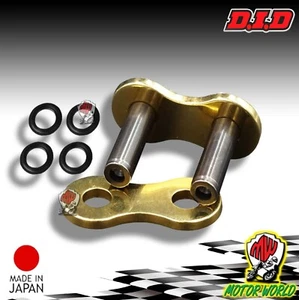 FALSA MAGLIA DI GIUNZIONE PER CHIUSURA CATENA 530 VX VX2 VX3 DID O-RING ORO - Foto 1 di 1
