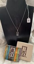 QVC Zymbol Inspirational Pendant Necklace Stainless Steel NEW IN BOX love
