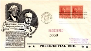 Scott 847 10 Cents Tyler Anderson FDC - Typed Address - Planty 847-50A - Picture 1 of 2