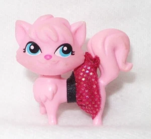 POLLY POCKET - SPARKLIN' PETS MATTEL KATZE ROSA BLAUE AUGEN MIT ROCK - Bild 1 von 2