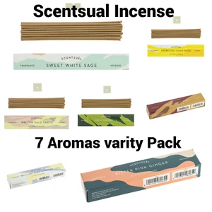 Scentsual Weihrauch Weißer Salbei, Yuzu, Palo Santo, Grüner Tee, Minze, Lavendel, Ingwer - Bild 1 von 8