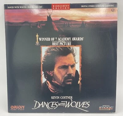 Dances With Wolves LaserDisc Laser Disc LD Kevin Costner - Image 1 of 4