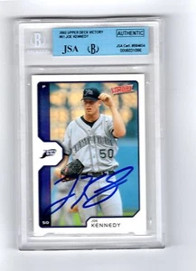 Joe Kennedy 2002 UD Victory Signed Card JSA COA Autograph BGS Slabbed Deceased  - Picture 1 of 1