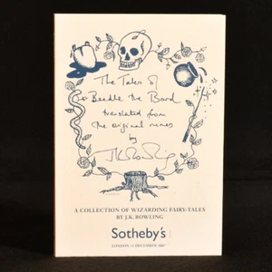 2007 Sotheby's Tales of Beedle the Bard Auction Catalogue J. K. Rowling 1st - Picture 1 of 6