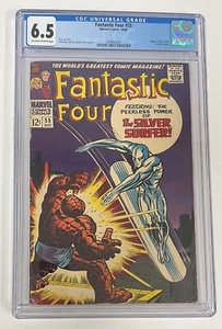 Fantastic Four #55 (Marvel, 10/66) CGC 6.5 Classic Surfer vs Thing Cover - Bild 1 von 2