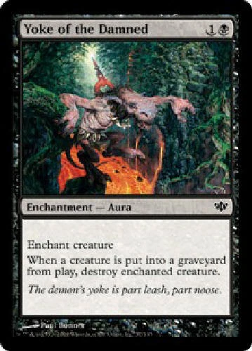YOKE OF THE DAMNED FOIL Conflux MTG Magic the Gathering Cards DJMagic - Image 1 of 1