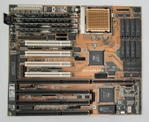 ASUS PVI-486AP4 VIP VLB ISA PCI 486 retro Mainboard + Cyrix 486DX2 66MHz + 16MB - Afbeelding 1 van 3