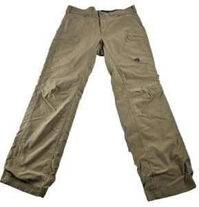 Eddie Bauer Pants Mens 32x32 Brown First Ascent Stretch Hiking Camping Cargo - Picture 1 of 15