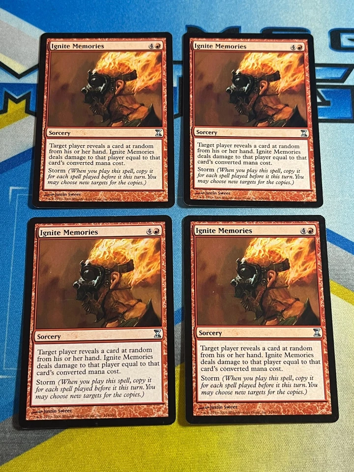 Magic the Gathering MTG Time Spiral IGNITE MEMORIES x4 - Image 1 of 1