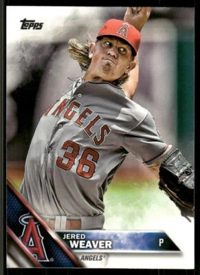 2016 Topps #174 Jered Weaver - Image 1 of 2