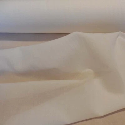 Batist zart weiß gebleicht 100% Baumwolle bio GOTS 162cm breit 90g/lfm - Bild 1 von 3