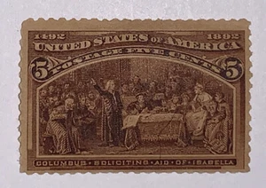 Travelstamps:1892 US Stamps Scott #234 Soliciting Aid, Mint, MNH OG!! - Picture 1 of 6