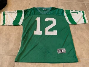 Joe Namath 12 New York Jets Starter Green & White Men's Jersey L Large 48 - Picture 1 of 5