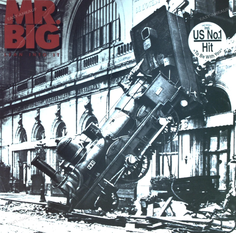 Mr. Big - Lean Into It EU LP 1991 (VG+/VG) Atlantic 7567-82209-1 . - Image 1 of 1