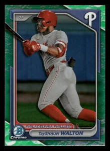 2024 Bowman TAYSHAUN WALTON rifrattore bagliore lunare #BCP-113 - Foto 1 di 2
